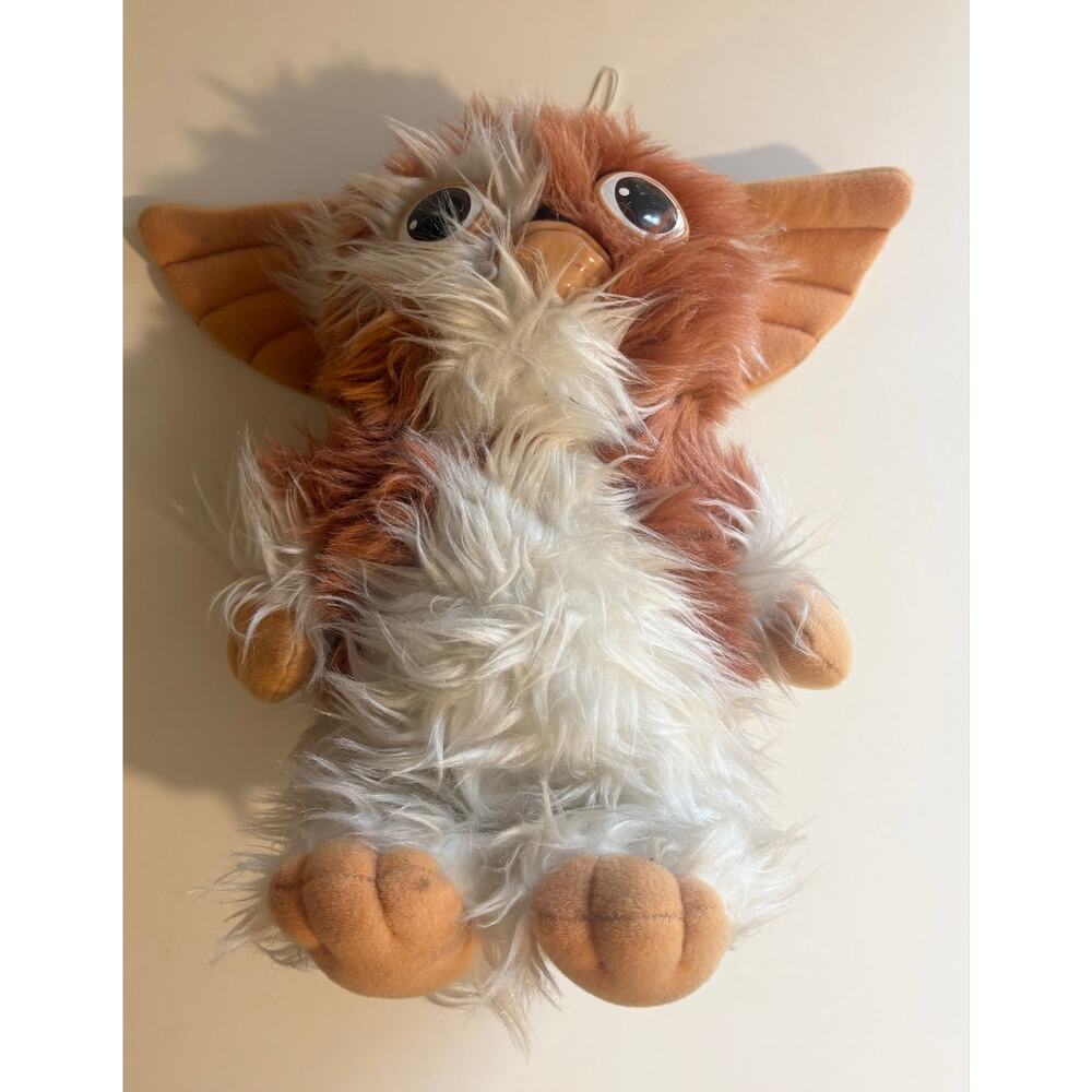 Vintage 1984 Gremlins Gizmo Squeak Plush Hasbro Softies made in Korea